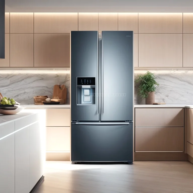 AI-Kühlschrank mit aktivierter Sofortkühlfunktion